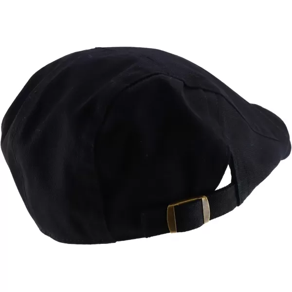 imageTrendy Apparel Shop XXL Oversized Large Cotton Ivy CapBlack