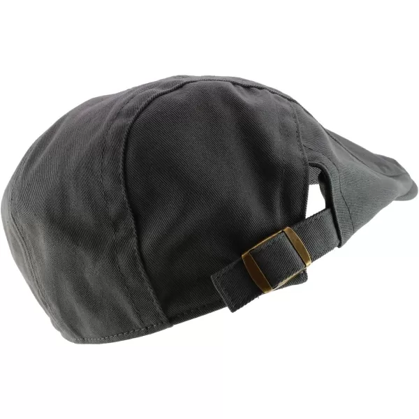 imageTrendy Apparel Shop XXL Oversized Large Cotton Ivy CapDark Grey