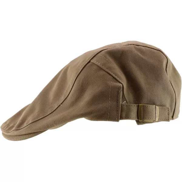 imageTrendy Apparel Shop XXL Oversized Large Cotton Ivy CapKhaki
