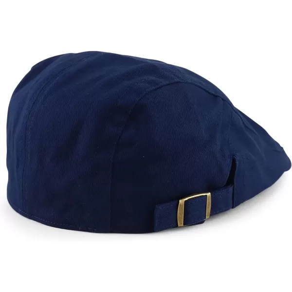 imageTrendy Apparel Shop XXL Oversized Large Cotton Ivy CapNavy
