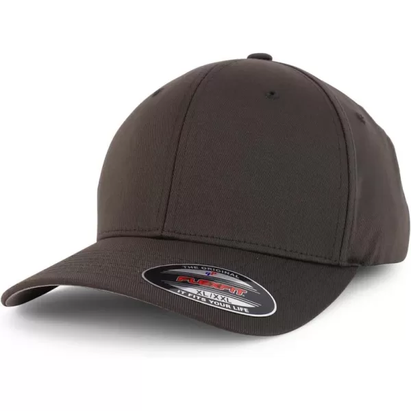 imageTrendy Apparel Shop Original Flexfit Oversized Baseball Fitted Cap  Fitted Up to 4XLCharcoal