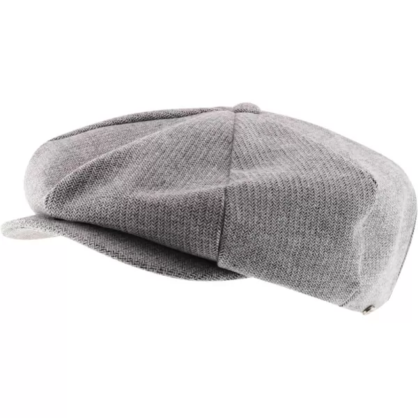 imageTrendy Apparel Shop Oversize Cotton Breathable Newsboy CapGrey