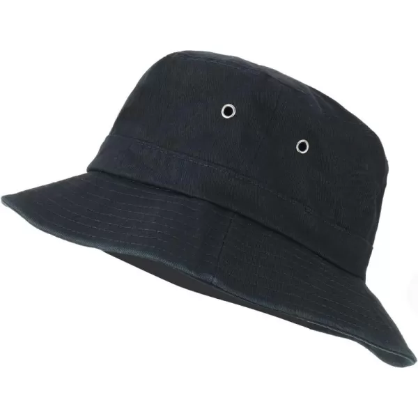 imageTrendy Apparel Shop Oversize XXL  XXXL Short Brim Outdoor Bucket HatBlack