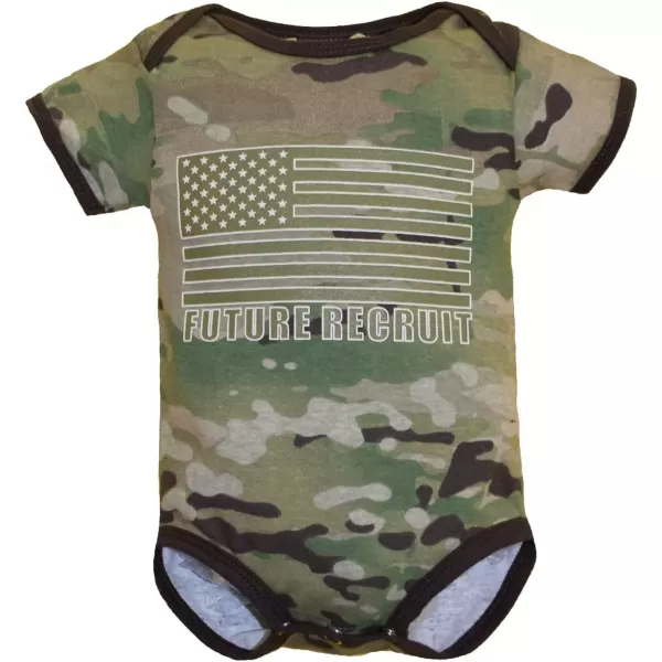 imageTrendy Apparel Shop Military Theme Newborn Infant One Piece Romper JumpsuitCamo