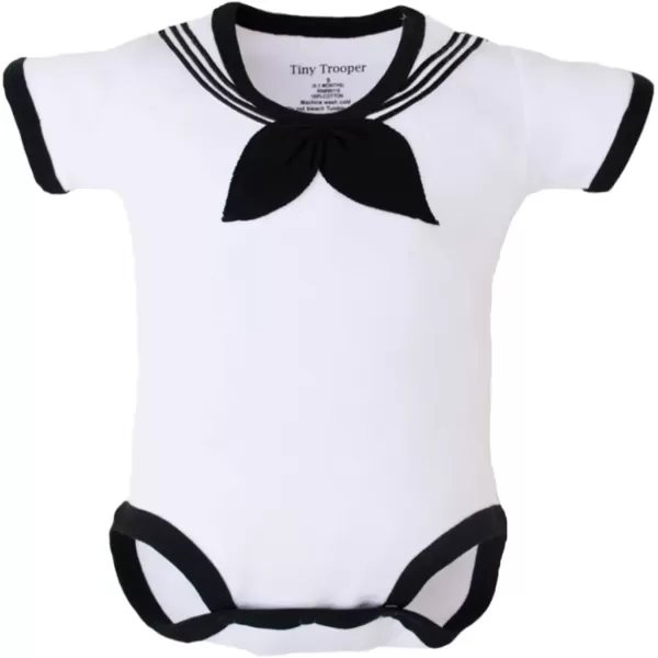 imageTrendy Apparel Shop Military Theme Newborn Infant One Piece Romper JumpsuitWhite 1