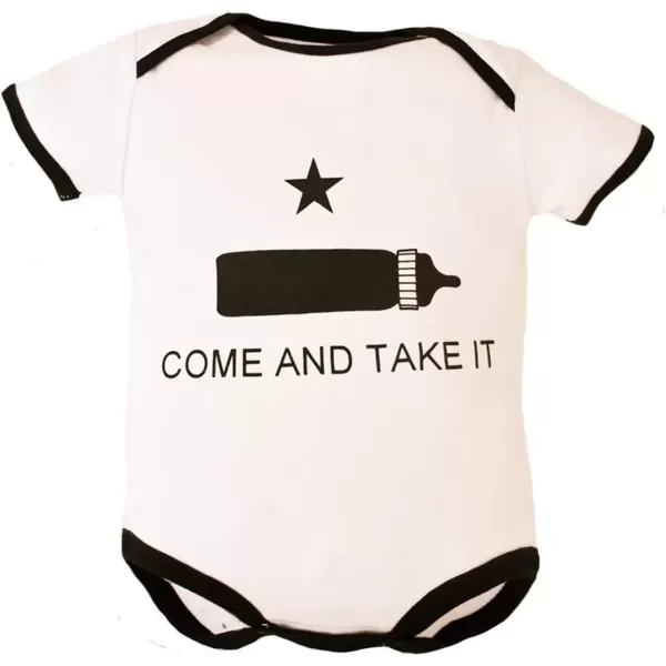 imageTrendy Apparel Shop Military Theme Newborn Infant One Piece Romper JumpsuitWhite 2