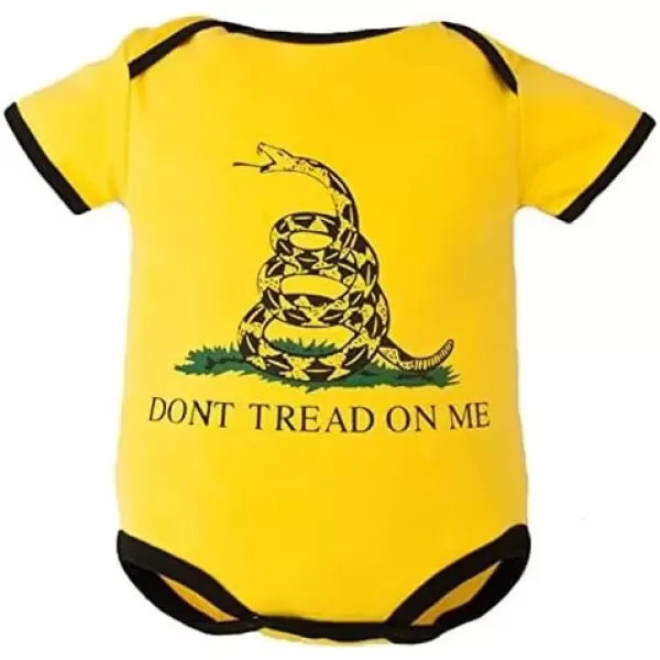 imageTrendy Apparel Shop Military Theme Newborn Infant One Piece Romper JumpsuitYellow
