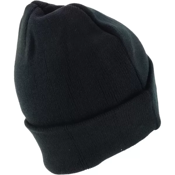 imageTrendy Apparel Shop XXL Oversized Solid Cuff Long Stretchy Winter Beanie HatBlack