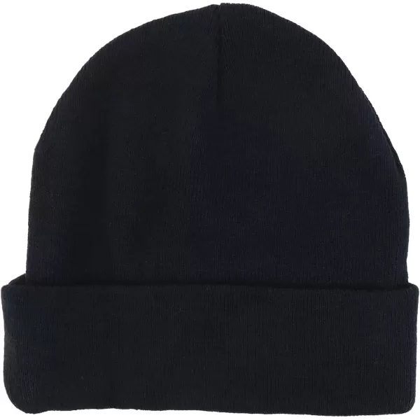 imageTrendy Apparel Shop XXL Oversized Solid Cuff Long Stretchy Winter Beanie HatBlack