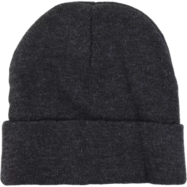 imageTrendy Apparel Shop XXL Oversized Solid Cuff Long Stretchy Winter Beanie HatCharcoal