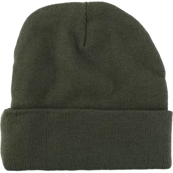 imageTrendy Apparel Shop XXL Oversized Solid Cuff Long Stretchy Winter Beanie HatOlive