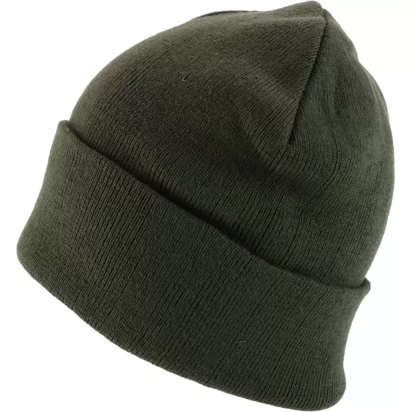imageTrendy Apparel Shop XXL Oversized Solid Cuff Long Stretchy Winter Beanie HatOlive