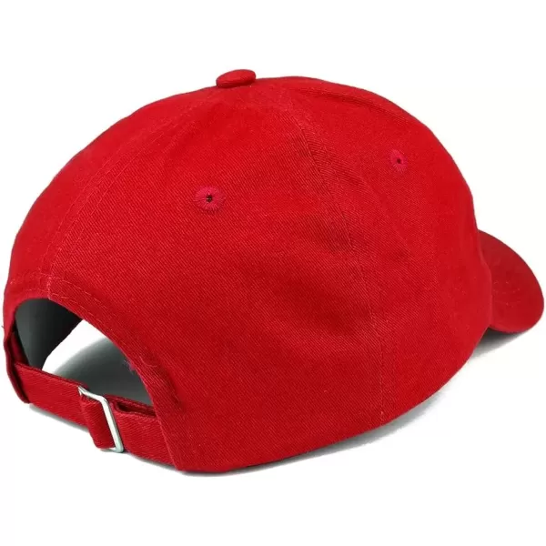 imageTrendy Apparel Shop 45 47 President 2024 Brushed Cotton Unstructured Low Profile Dad HatRed