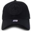 imageTrendy Apparel Shop Cities of Mexico Circular Logo Embroidered Structured Baseball CapSinaloa Black  Black