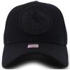 imageTrendy Apparel Shop Cities of Mexico Circular Logo Embroidered Structured Baseball CapZacatecas Black  Black