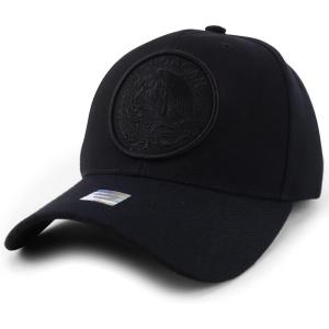 imageTrendy Apparel Shop Cities of Mexico Circular Logo Embroidered Structured Baseball CapMichoacan Black  Black