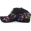 imageTrendy Apparel Shop Route 66 Classic Car Embroidered Structured Baseball CapBlack 2