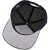 imageTrendy Apparel Shop Oversize XXL 6 Panel Camper Style Performance Snapback CapBlack Black