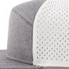 imageTrendy Apparel Shop Oversize XXL 6 Panel Camper Style Performance Snapback CapGrey White