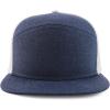 imageTrendy Apparel Shop Oversize XXL 6 Panel Camper Style Performance Snapback CapNavy White