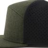 imageTrendy Apparel Shop Oversize XXL 6 Panel Camper Style Performance Snapback CapOlive Black