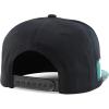 imageHecho En Mexico Eagle 3D Embroidered Flat Bill Snapback CapBlack