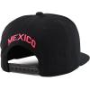 imageHecho En Mexico Eagle 3D Embroidered Flat Bill Snapback CapBlack Pink