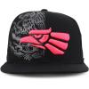 imageHecho En Mexico Eagle 3D Embroidered Flat Bill Snapback CapBlack Pink
