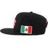 imageHecho En Mexico Eagle 3D Embroidered Flat Bill Snapback CapBlack Pink