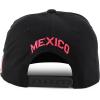 imageHecho En Mexico Eagle 3D Embroidered Flat Bill Snapback CapBlack Pink