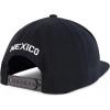 imageHecho En Mexico Eagle 3D Embroidered Flat Bill Snapback CapBlack White