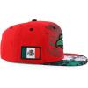 imageHecho En Mexico Eagle 3D Embroidered Flat Bill Snapback CapRed