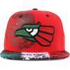 imageHecho En Mexico Eagle 3D Embroidered Flat Bill Snapback CapRed