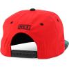 imageHecho En Mexico Eagle 3D Embroidered Flat Bill Snapback CapRed Black 2