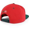 imageHecho En Mexico Eagle 3D Embroidered Flat Bill Snapback CapRed Green