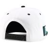 imageHecho En Mexico Eagle 3D Embroidered Flat Bill Snapback CapWhite