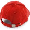imageTrendy Apparel Shop Plain Faux Suede Leather Adjustable Structured Baseball CapOrange