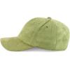 imageTrendy Apparel Shop Plain Faux Suede Leather Adjustable Structured Baseball CapSage