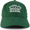 imageTrendy Apparel Shop Worlds Greatest Grandpa Embroidered Low Profile Soft Cotton Baseball CapHunter