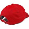 imageTrendy Apparel Shop Worlds Greatest Grandpa Embroidered Low Profile Soft Cotton Baseball CapRed