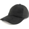 imageTrendy Apparel Shop Plain Faux Suede Leather Adjustable Structured Baseball CapBlack