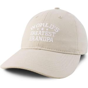 imageTrendy Apparel Shop Worlds Greatest Grandpa Embroidered Low Profile Soft Cotton Baseball CapStone