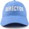 imageTrendy Apparel Shop Director Embroidered Soft Cotton Low Profile Dad Hat Baseball CapCarolina Blue