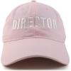 imageTrendy Apparel Shop Director Embroidered Soft Cotton Low Profile Dad Hat Baseball CapLight Pink