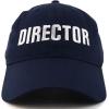 imageTrendy Apparel Shop Director Embroidered Soft Cotton Low Profile Dad Hat Baseball CapNavy