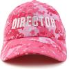 imageTrendy Apparel Shop Director Embroidered Soft Cotton Low Profile Dad Hat Baseball CapPink Digital Camo