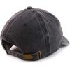 imageTrendy Apparel Shop Established 1955 Embroidered 70th Birthday Gift Pigment Dyed Washed Cotton CapBlack