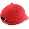 imageTrendy Apparel Shop Established 1955 Embroidered 70th Birthday Gift Pigment Dyed Washed Cotton CapRed