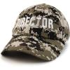 imageTrendy Apparel Shop Director Embroidered Soft Cotton Low Profile Dad Hat Baseball CapBeige Digital Camo