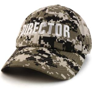 imageTrendy Apparel Shop Director Embroidered Soft Cotton Low Profile Dad Hat Baseball CapBeige Digital Camo